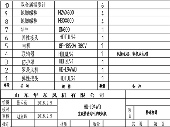 HDL94WD特殊密封羅茨風機CAD圖紙.jpg