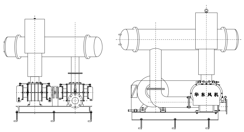 雙級串聯(lián)羅茨風(fēng)機(jī)